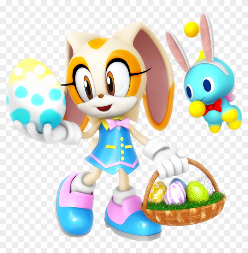 Cream The Rabbit Easter Outfit Render By Nibroc-rock - Sonic The Hedgehog Cream #422447