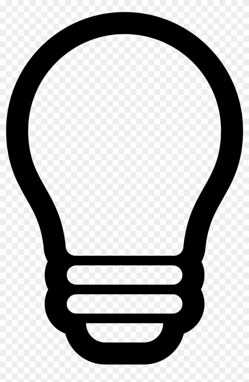 File - Simpleicons - Light Bulb Vector Png #422454