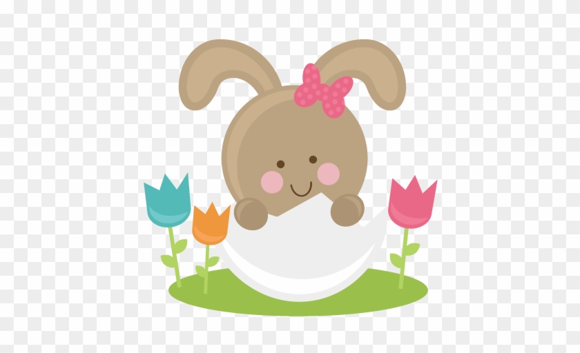 Bunny In Eggs Svg Files Easter Svg File Bunny Svg File - Easter #422474