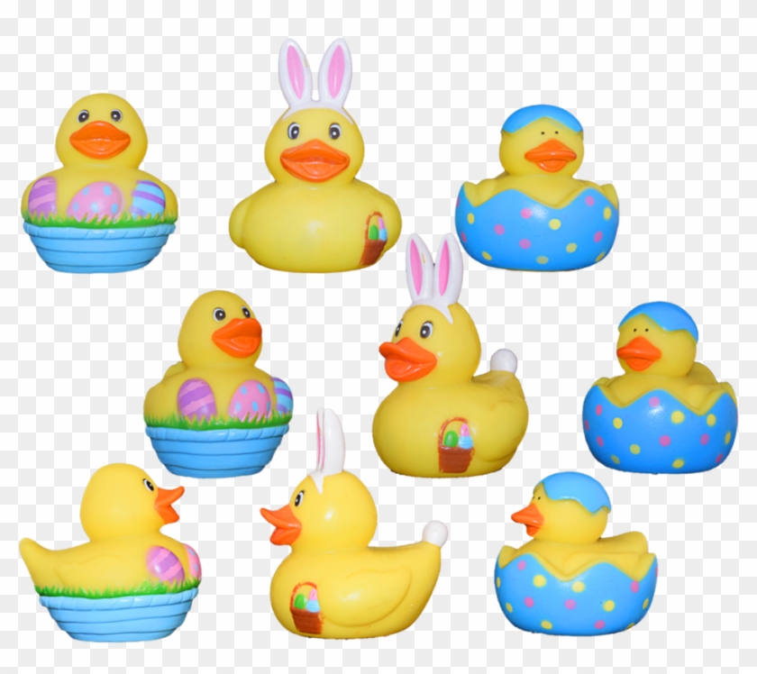 Easter Rubber Ducks Png Stock By Mom-espeace - Bath Toy #422483