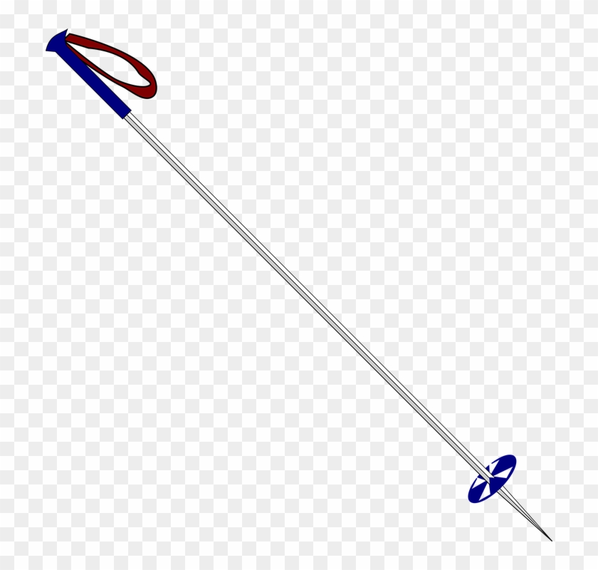 Fishing Pole Png 10, - Ski Pole Clipart #422513