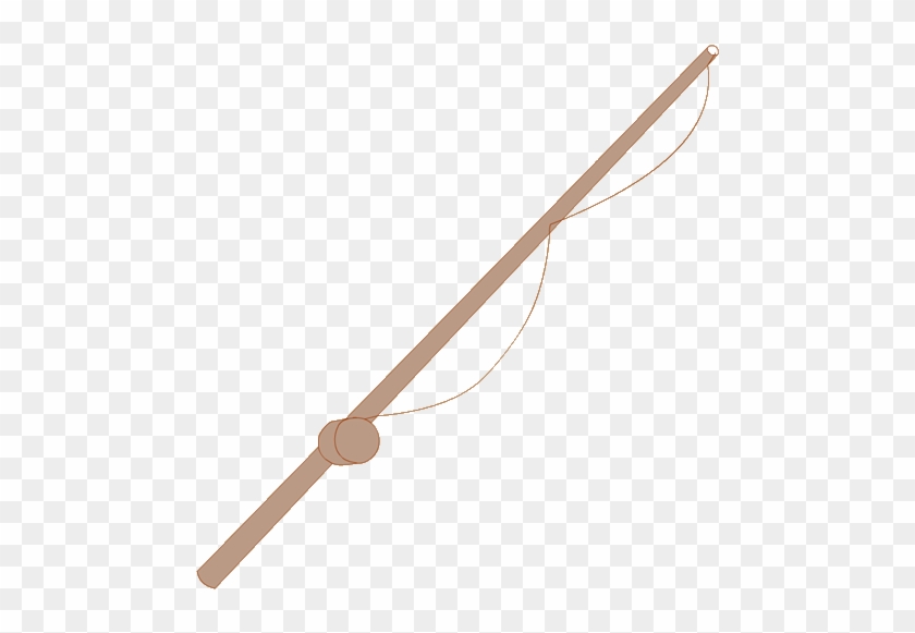 Big Fishing Rod - Wooden Toothpick - Free Transparent PNG Clipart Images  Download