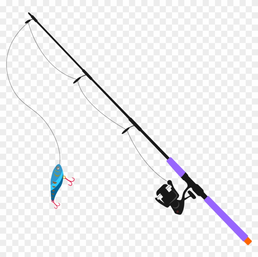 Fishing Pole Png Transparent Free Images - Fishing Line Png #422515
