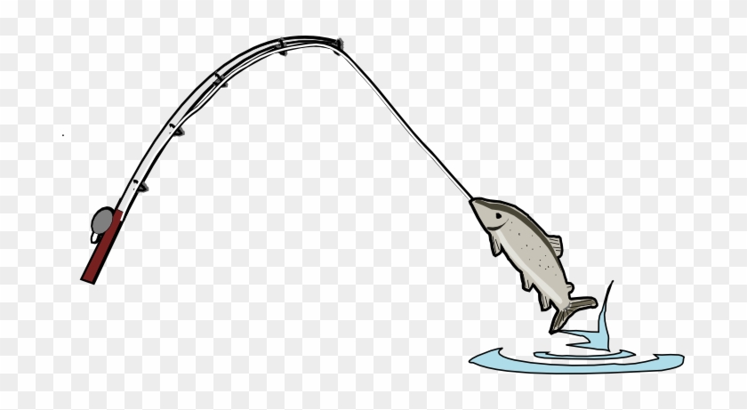 B] 'fishing' Art - Png Cartoon Fishing Rod #422521