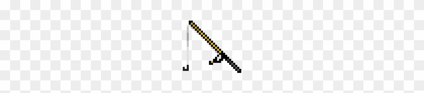 Fishing Rod Png Reinforced Fishing Rod Mc - Fishing Rod Pixel Art #422537