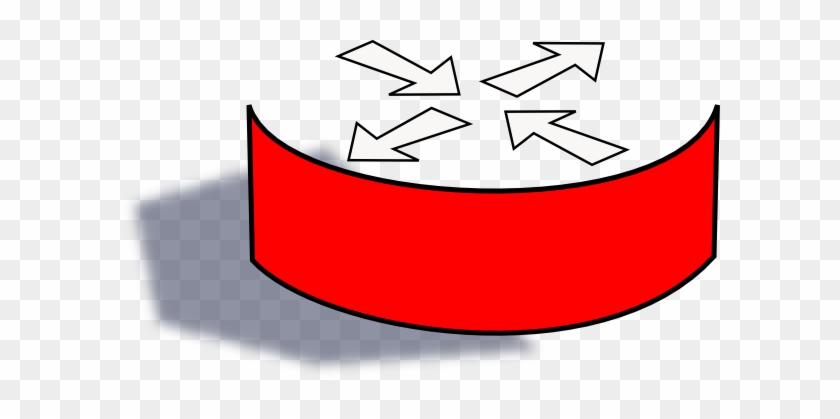 Router Rojo 2 Clip Art - Clip Art #422644