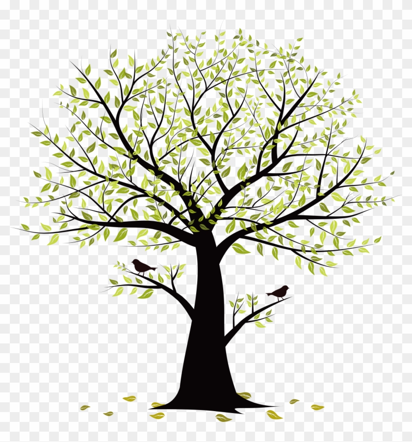 Rama De Árbol De Aves - Tree - Free Transparent PNG Clipart Images Download