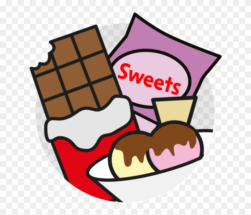 Best 25 Food Clipart Ideas On Mzayat - Sweets And Chocolate Cartoon #422870