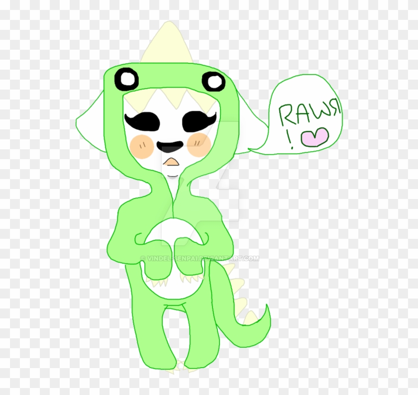 Chibi Dinosaur Comission By Vindel-senpai - Cartoon #422881