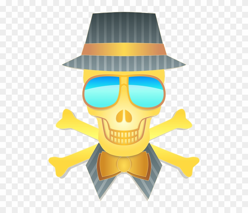 Skull, Sunglasses, Man, Person, Strange, Yellow - Revenge Love Sex Spell Use #422934