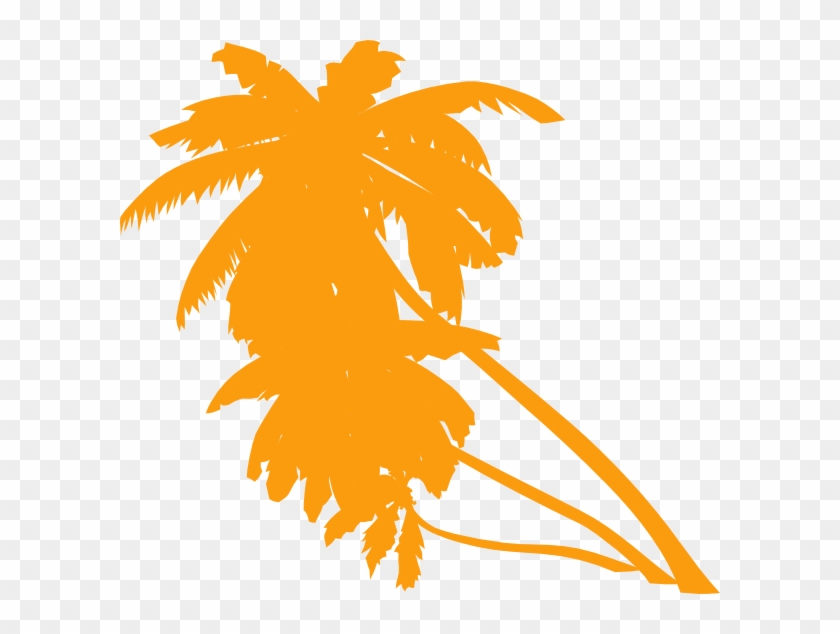 Orange Palm Tree Clip Art #422946