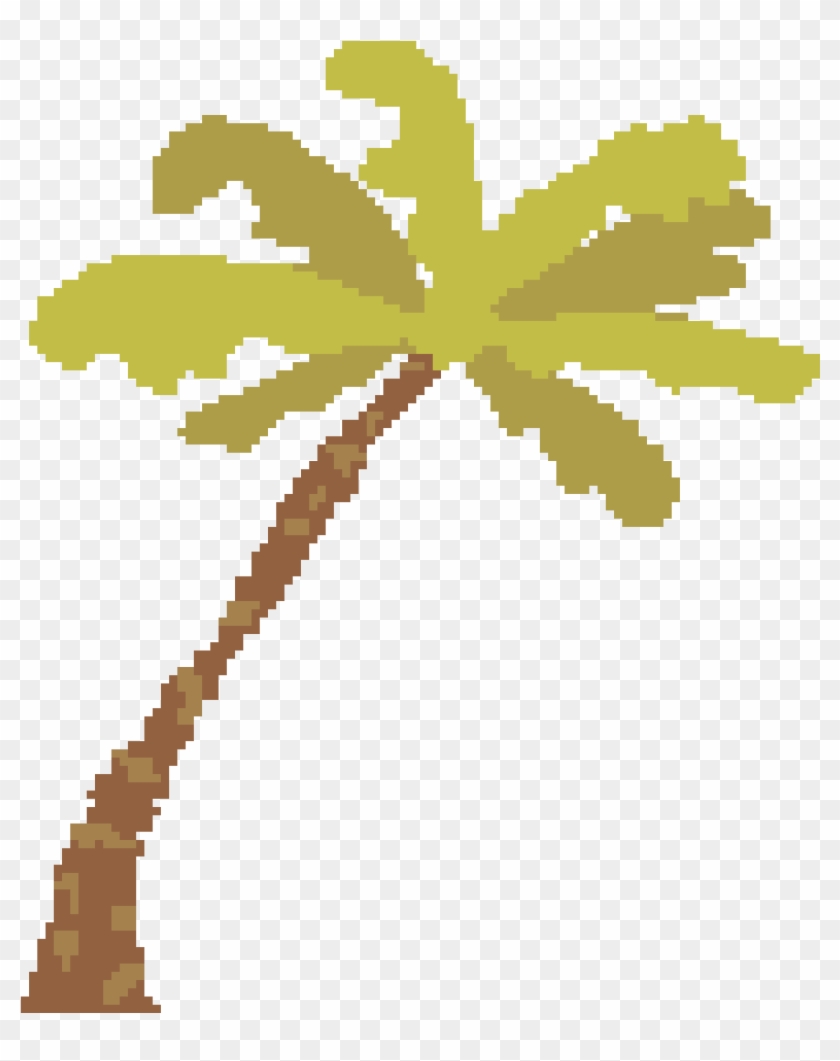 Palm Tree - Pixel Art - Free Transparent PNG Clipart Images Download. 