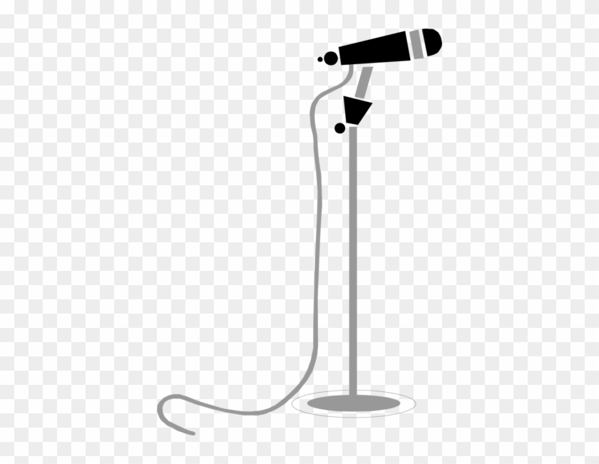 Clip Art Microphone Clipart Image Microphone Stand Clip