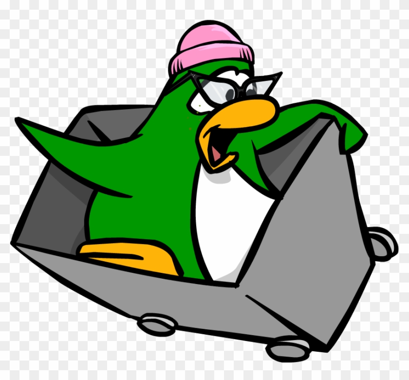 Aunt Arctic Cart Surfing - Club Penguin Cart Surfer #423029
