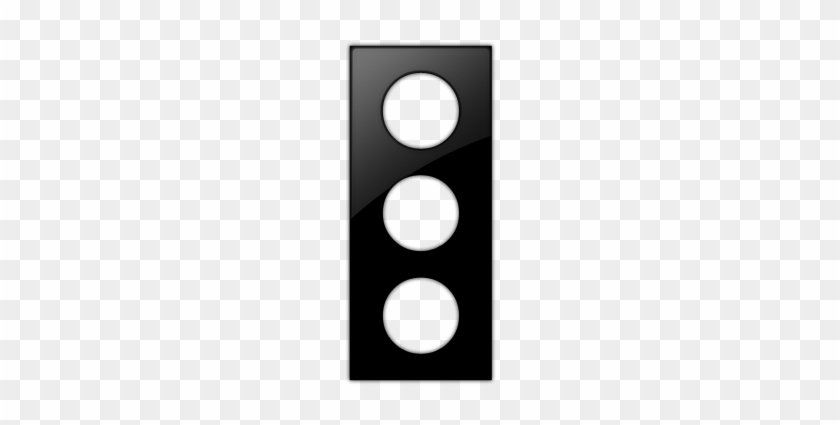 Traffic Light Clipart Black And White - Traffic Light Icon White #423028