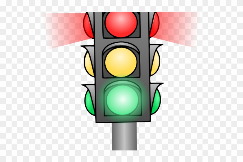 Cartoon Traffic Light - Transparent Traffic Light #423041
