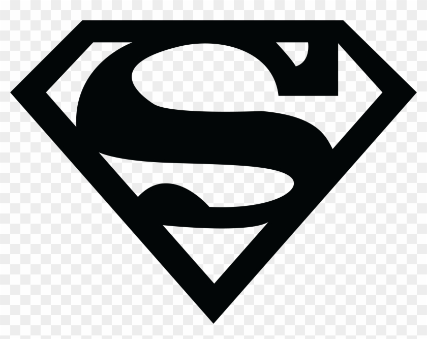 Free Clipart Of A Superman Design - Logo Superman Vector #423088