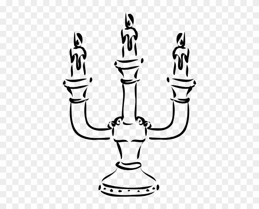 Candle Bars Clip Art - Candelabra Clip Art #423116