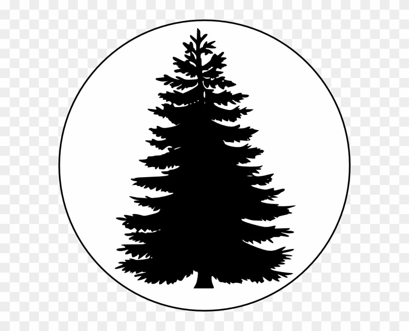 Logo Dengan Pohon Cemara - Pine Tree Silhouette #423126