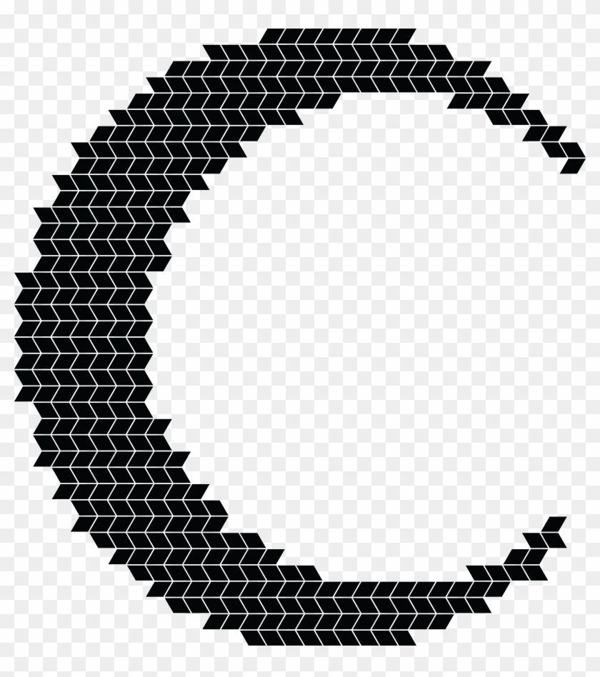 Free Clipart Of A Mosaic Crescent Moon - Punto De Cruz Golondrinas #423141