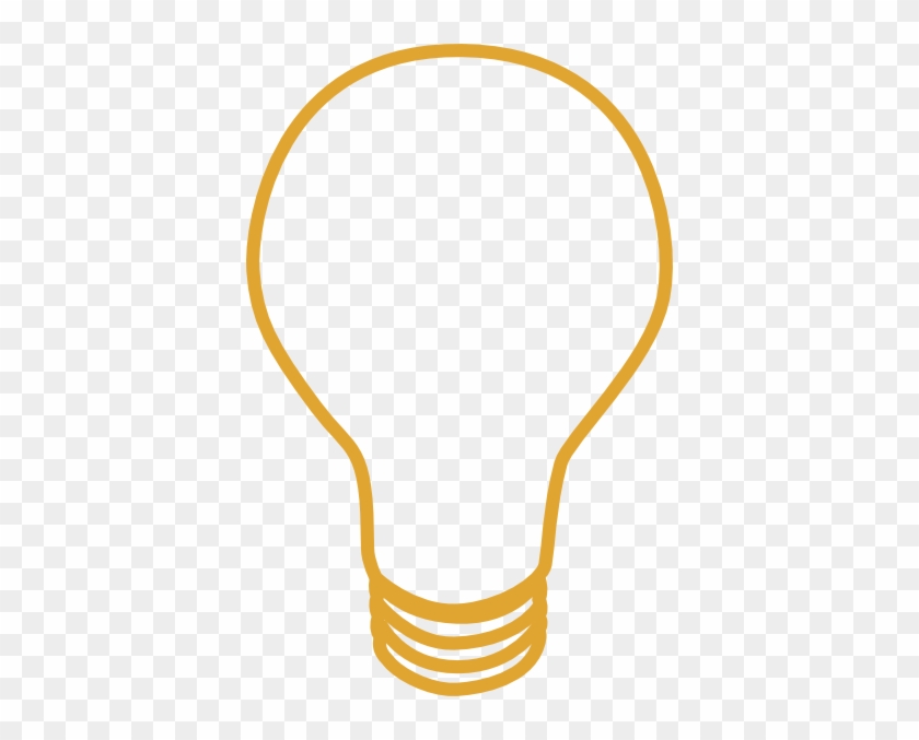Yellow Light Bulb Vector #423147