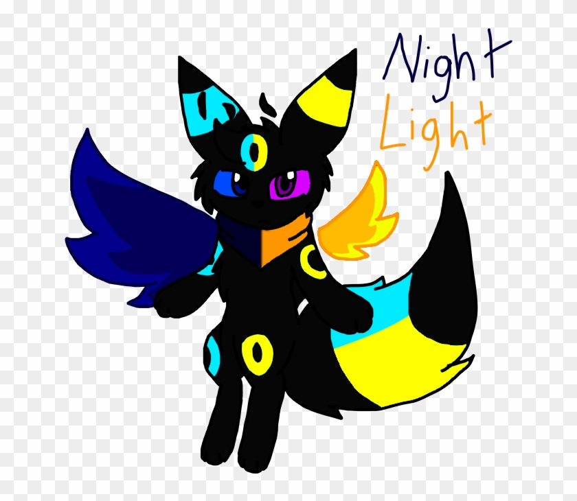 Nightlight The Winged Half Shiny Umbreon - Umbreon #423174