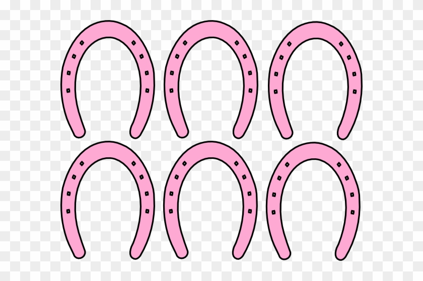 Pink Horse Shoe Clip Art #423231