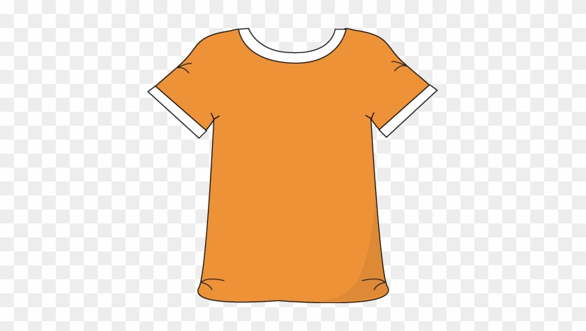 Orange Clothing Clipart - T Shirt Clipart #423249