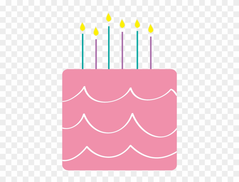 Cake Clipart Transparent - Pink Birthday Cake Clip Art #423256