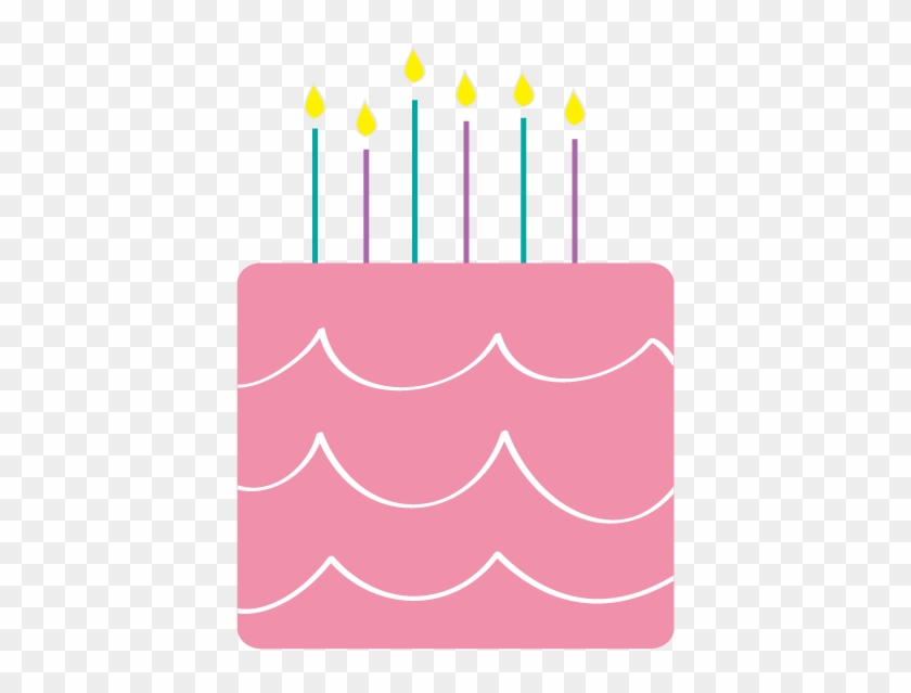 Cake Clipart Transparent - Pink Birthday Cake Clip Art #423256