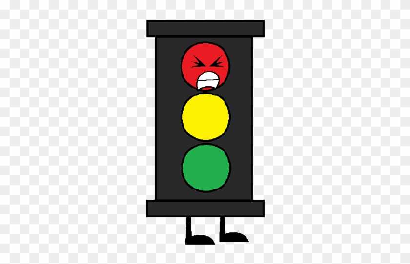 Red Light Cliparts - Angry Red Traffic Light #423303