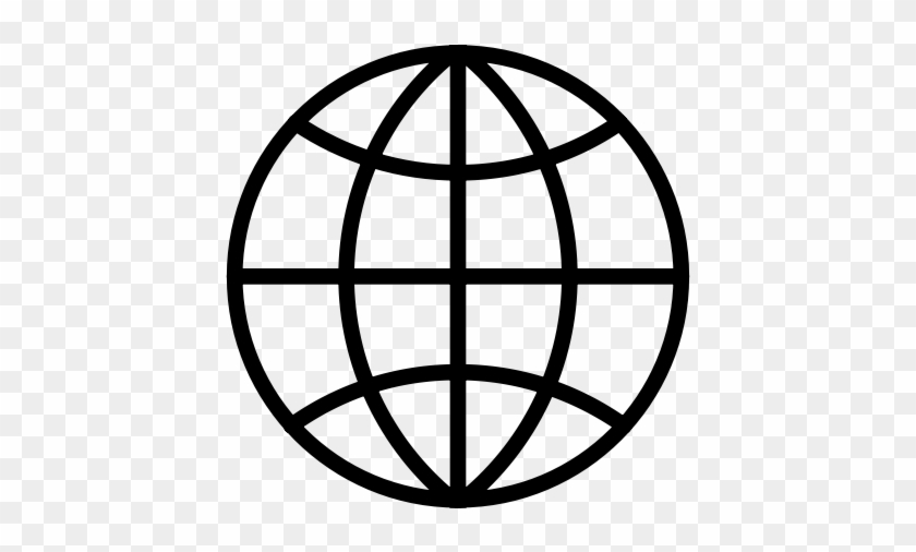 Internet, Modem, Network Icon - Globe Global Shipping Icon Wall Vinyl Art, Vinyl Color #423386