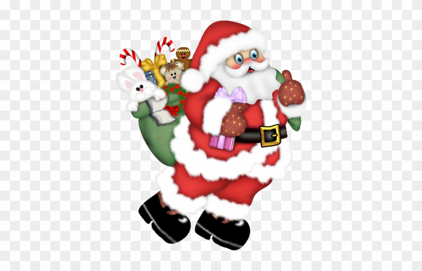 Walking Santa Claus Png Clipart - Santa Claus Images Png Hd #423406