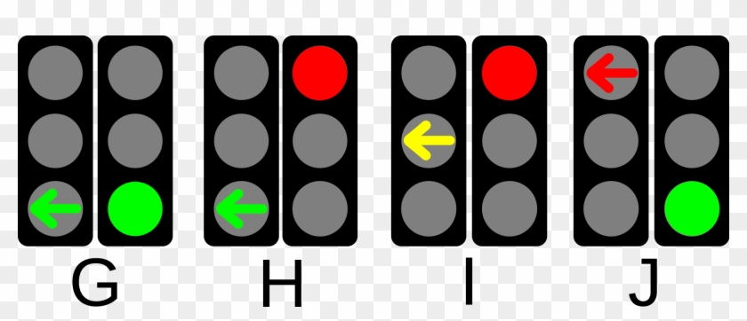 Traffic Lights Three Arrows Left Mod - Traffic Lights With Arrows #423412