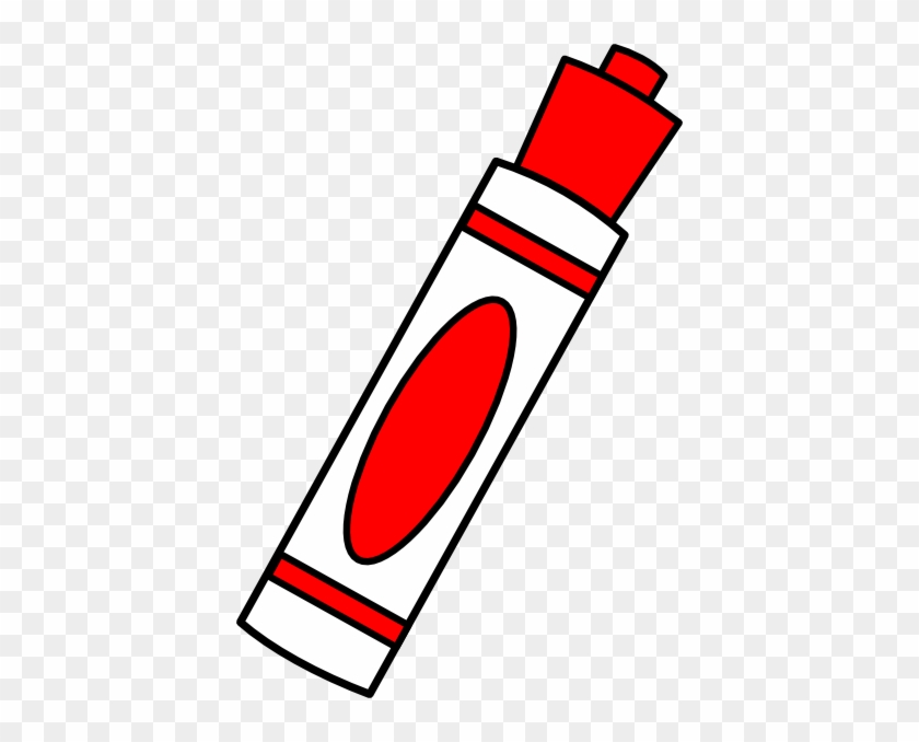Marker Red Clip Art - Red Marker Clipart Png #423416