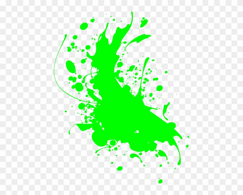 Neon Clipart Splatter - Paint Splat #423440