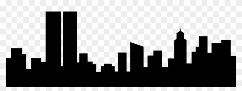 City Skyline At Night Clipart - Tonys Ny Pizza #423468