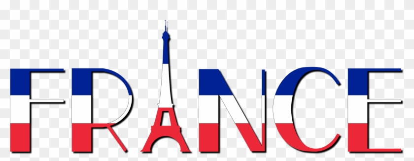 This Free Icons Png Design Of France Typography With - France Eiffel Tower Clip Art #423521