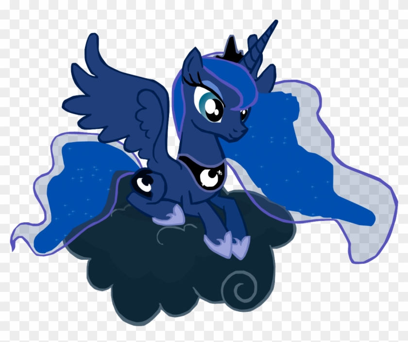 My First Vector Of Princess Luna By Flu - Luna My Little Pony #423575