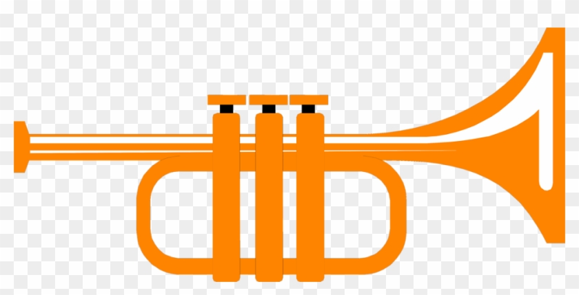 Trumpet Clipart - Transparent Background Trumpet Clipart #423613