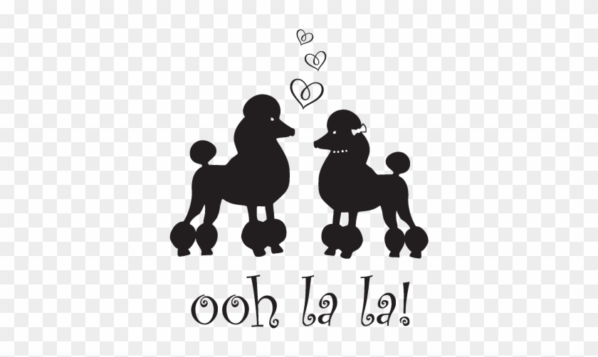 Poodles Wall Quotes™ Decal - Oh La La Poodle #423629