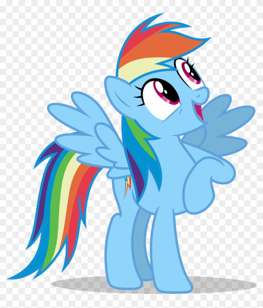 Mlp Fim Rainbow Dash Wow Vector Luckreza8 Rainbow Dash - My Little Pony Rainbow Dash #423696