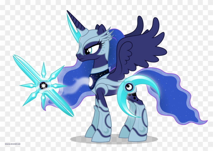 Fanmade Armored Luna With Weapons - Luna The Thousand Year Change #423718