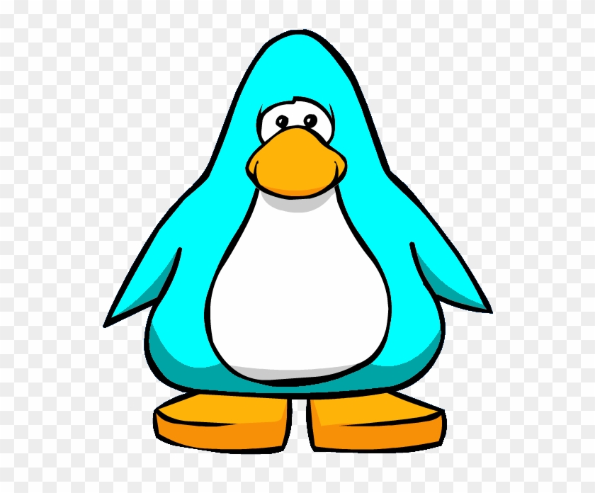 Baby Blue From A Player Card - Club Penguin Non Member #423813