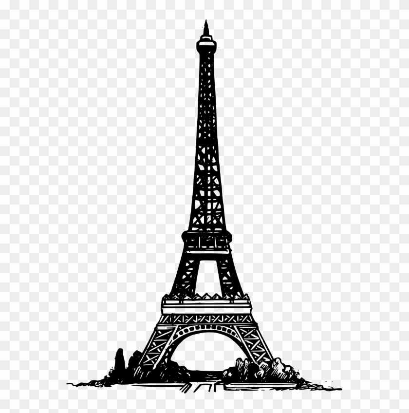 Simple Eiffel Tower - Eiffel Tower Clip Art #423833