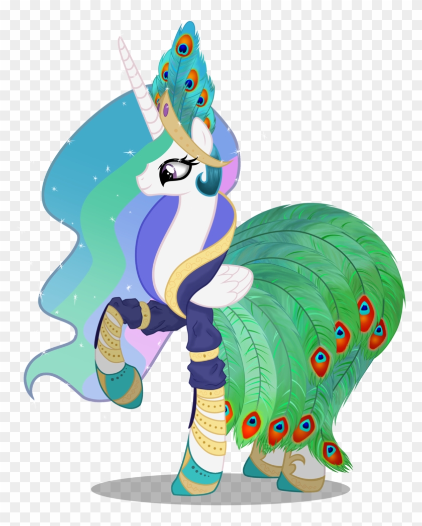 Celestia Does Look Good In Peacock - My Little Pony Princess Dress #423873