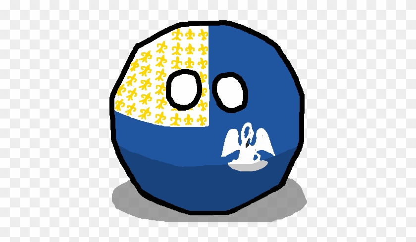 French Louisianaball - Countryball Mexico Png #423884