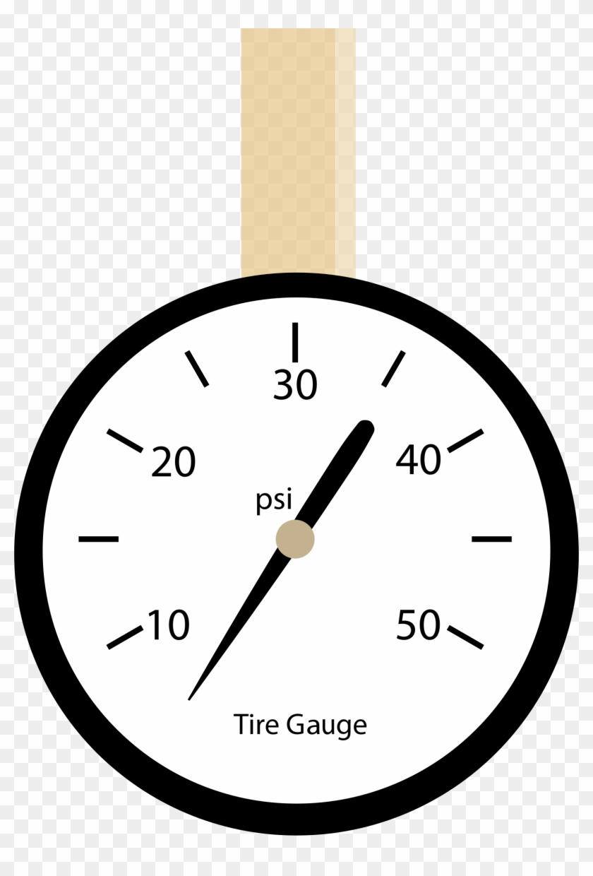 Clipart - Tire Pressure Gauge Clipart #423991