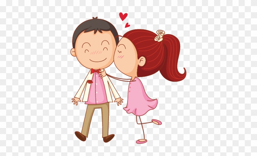Kiss - Couple In Love Clipart #423998