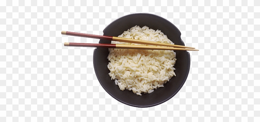 Rice Transparent Background - Bowl Of Rice With Chopsticks #424065